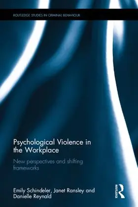 Schindeler / Ransley / Reynald |  Psychological Violence in the Workplace | Buch |  Sack Fachmedien