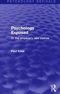 Kline |  Psychology Exposed (Psychology Revivals) | Buch |  Sack Fachmedien