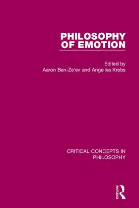 Ben Ze'ev / Krebs |  Philosophy of Emotion | Buch |  Sack Fachmedien