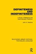 Hawkins |  Definiteness and Indefiniteness | Buch |  Sack Fachmedien