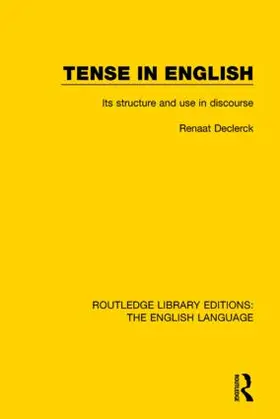 Declerck |  Tense in English | Buch |  Sack Fachmedien