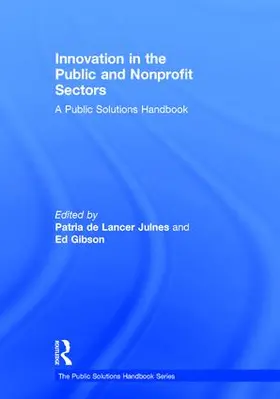 De Lancer Julnes / Gibson |  Innovation in the Public and Nonprofit Sectors | Buch |  Sack Fachmedien