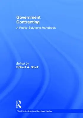 Shick |  Government Contracting | Buch |  Sack Fachmedien