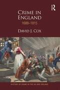 Cox |  Crime in England 1688-1815 | Buch |  Sack Fachmedien