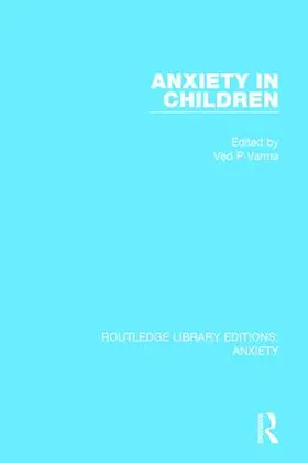 Varma |  Anxiety in Children | Buch |  Sack Fachmedien