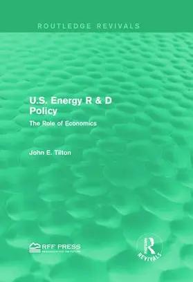 Tilton |  U.S. Energy R & D Policy | Buch |  Sack Fachmedien