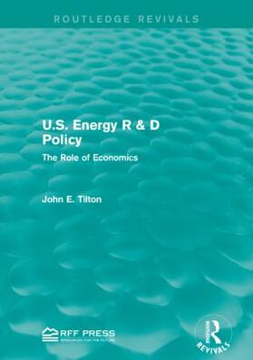 Tilton |  U.S. Energy R & D Policy | Buch |  Sack Fachmedien