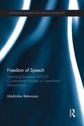 Belavusau |  Freedom of Speech | Buch |  Sack Fachmedien