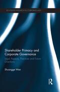 Wen |  Shareholder Primacy and Corporate Governance | Buch |  Sack Fachmedien