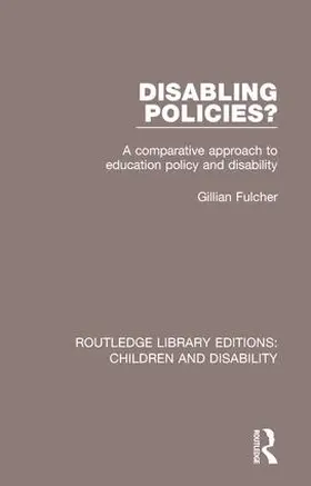 Fulcher |  Disabling Policies? | Buch |  Sack Fachmedien