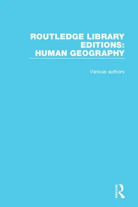 Various |  Routledge Library Editions: Human Geography | Buch |  Sack Fachmedien