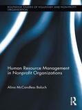 McCandless Baluch |  Human Resource Management in Nonprofit Organizations | Buch |  Sack Fachmedien