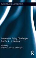 Cox / Rigby |  Innovation Policy Challenges for the 21st Century | Buch |  Sack Fachmedien