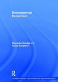 Managi / Kuriyama |  Environmental Economics | Buch |  Sack Fachmedien