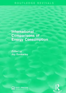 Dunkerley |  International Comparisons of Energy Consumption | Buch |  Sack Fachmedien