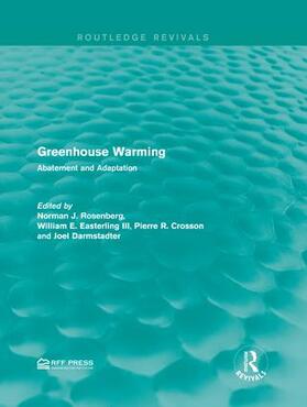 Rosenberg / Easterling III / Crosson |  Greenhouse Warming | Buch |  Sack Fachmedien