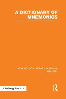 Various | A Dictionary of Mnemonics (Ple: Memory) | Buch | 978-1-138-96544-7 | sack.de