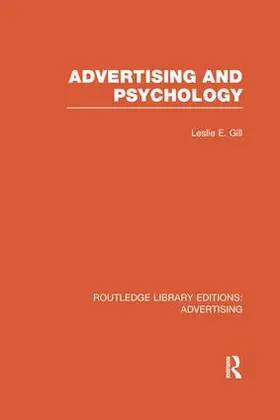 Gill |  Advertising and Psychology | Buch |  Sack Fachmedien