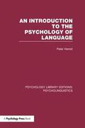 Herriot |  An Introduction to the Psychology of Language (PLE | Buch |  Sack Fachmedien