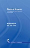 Reeve / Ware |  Electoral Systems | Buch |  Sack Fachmedien