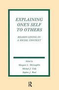 McLaughlin / Cody / Read |  Explaining One's Self To Others | Buch |  Sack Fachmedien