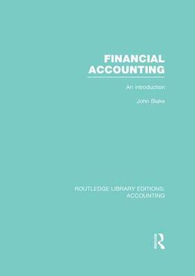 Blake | Financial Accounting | Buch | 978-1-138-96979-7 | sack.de