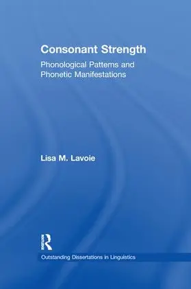 Lavoie |  Consonant Strength | Buch |  Sack Fachmedien