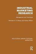 Stacey / Wilson |  Industrial Marketing Research (RLE Marketing) | Buch |  Sack Fachmedien