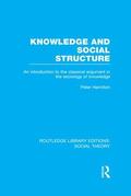 Hamilton |  Knowledge and Social Structure | Buch |  Sack Fachmedien