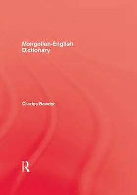 Bawden | Mongolian English Dictionary | Buch | 978-1-138-97636-8 | www.sack.de
