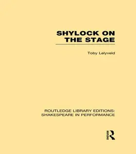 Lelyveld |  Shylock on the Stage | Buch |  Sack Fachmedien