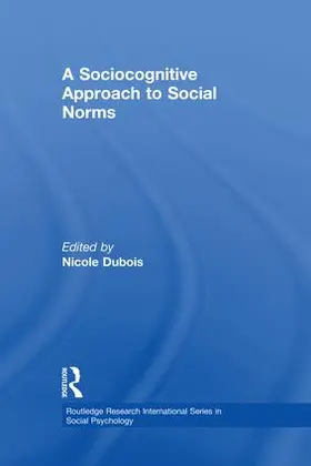 Dubois |  A Sociocognitive Approach to Social Norms | Buch |  Sack Fachmedien