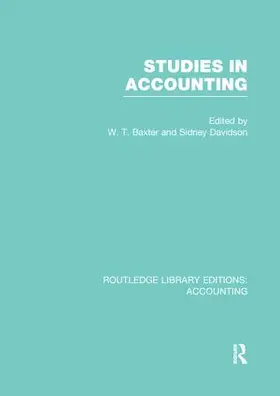 Baxter / Davidson | Studies in Accounting | Buch | 978-1-138-98316-8 | sack.de