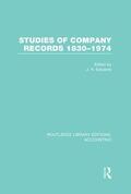 Edwards |  Studies of Company Records | Buch |  Sack Fachmedien