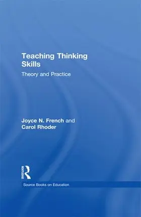 Rhoder / French |  Teaching Thinking Skills | Buch |  Sack Fachmedien