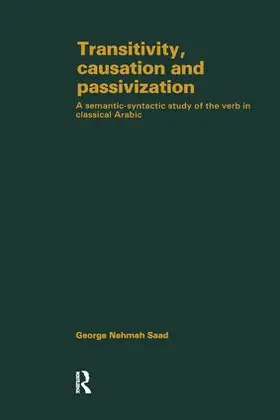 Saad |  Transivity Causatn & Passivizatn | Buch |  Sack Fachmedien