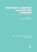 Edwards |  Twentieth Century Accounting Thinkers (RLE Accounting) | Buch |  Sack Fachmedien