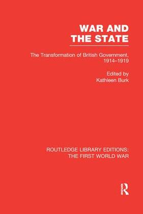 Burk | War and the State | Buch | 978-1-138-98691-6 | sack.de
