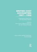 Boyns / Anderson / Edwards |  British Cost Accounting 1887-1952 | Buch |  Sack Fachmedien