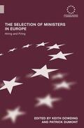 Dowding / Dumont |  The Selection of Ministers in Europe | Buch |  Sack Fachmedien