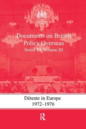 Bennett / Hamilton | Detente in Europe, 1972-1976 | Buch | 978-1-138-99083-8 | www.sack.de
