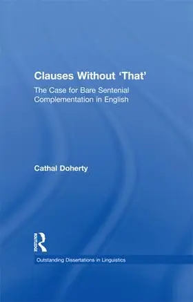 Doherty |  Clauses Without 'That' | Buch |  Sack Fachmedien