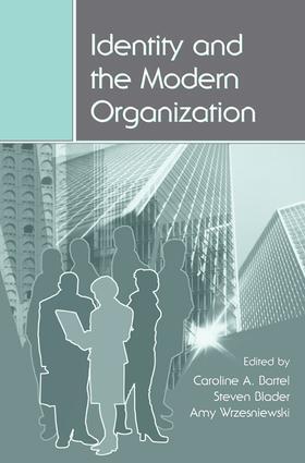 Bartel / Blader / Wrzesniewski | Identity and the Modern Organization | Buch | 978-1-138-99233-7 | sack.de