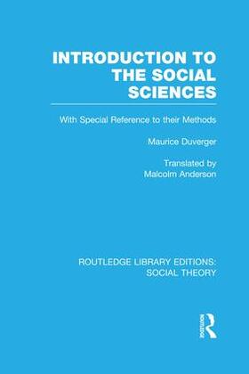Duverger | Introduction to the Social Sciences | Buch | 978-1-138-99264-1 | sack.de