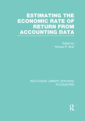 Brief | Estimating the Economic Rate of Return From Accounting Data | Buch | 978-1-138-99353-2 | sack.de
