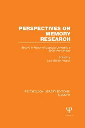 Nilsson |  Perspectives on Memory Research (PLE | Buch |  Sack Fachmedien