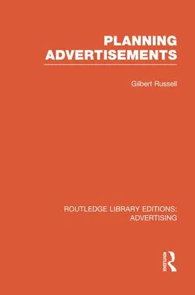Russell |  Planning Advertisements (RLE Advertising) | Buch |  Sack Fachmedien