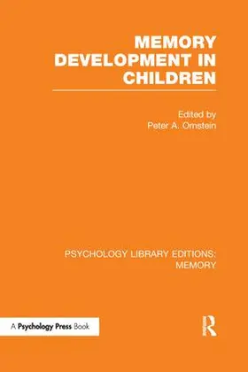 Ornstein |  Memory Development in Children (PLE | Buch |  Sack Fachmedien
