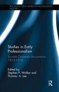 Walker / Lee |  Studies in Early Professionalism | Buch |  Sack Fachmedien