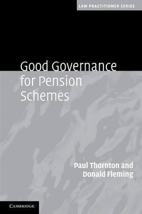 Thornton |  Good Governance for Pension Schemes | eBook | Sack Fachmedien